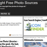 Scoopit List of copyright free images